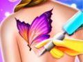 Cluiche Cluiche Barbie Siopa Tattoo Greannmhar  ar líne
