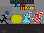 Cluiche Cluiche Líne Stickman Huggy Escape  ar líne
