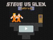 Cluiche Steve vs Alex Jailbreak ar líne
