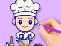 Cluiche Leabhar Dathúcháin: Chef  ar líne