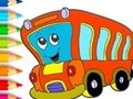 Cluiche Leabhar Dathúcháin: Bus  ar líne