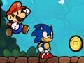 Cluiche Cluiche Super Mario agus Sonic  ar líne