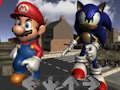 Cluiche Damhsa Super Mario & Sonic FNF  ar líne