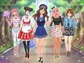 Cluiche Cluiche Líne High School Anime gléasadh suas  ar líne