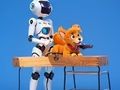 Cluiche Leabhar Dathúcháin: Robot And Dog  ar líne