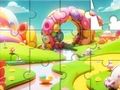 Cluiche Puzal Jigsaw: Candy World  ar líne