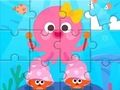 Cluiche Puzal Jigsaw: Octopus gleoite  ar líne