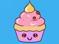 Cluiche Leabhar Dathúcháin: Cupcake  ar líne