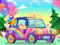 Cluiche Cluiche Decor Rainbow Car  ar líne