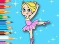Cluiche Leabhar Dathúcháin: Cailín Ballet  ar líne