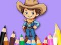 Cluiche Leabhar Dathúcháin: Cowboy  ar líne