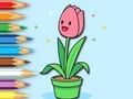 Cluiche Leabhar Dathúcháin: A Bunch Of Tulips  ar líne