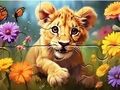 Cluiche Puzal Jigsaw: Lion Grianmhar  ar líne