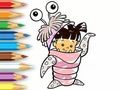 Cluiche Leabhar Dathúcháin: Cailín Éadaí Monster  ar líne