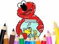 Cluiche Leabhar Dathúcháin: Elmo Cara Nua  ar líne