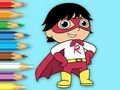 Cluiche Leabhar Dathúcháin: Super-Ryan  ar líne