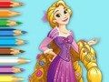 Cluiche Leabhar Dathúcháin: Banphrionsa Rapunzel  ar líne