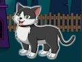 Cluiche Oíche Shamhna Smiley Cat Éalú  ar líne
