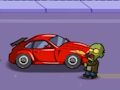 Cluiche Tiománaí zombie escape 2d  ar líne