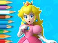 Cluiche Leabhar Dathúcháin: Young Princess Peach  ar líne