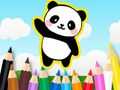 Cluiche Leabhar Dathúcháin: Panda gleoite  ar líne