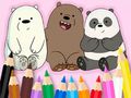Cluiche Leabhar Dathúcháin: We Three Bears  ar líne