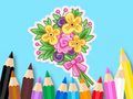 Cluiche Leabhar Dathúcháin: Bouquet Grá  ar líne