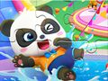 Cluiche Puzal Jigsaw: Páirc Uisce Babaí Panda  ar líne