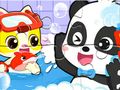 Cluiche Puzal Jigsaw: Am Cith Panda Babaí  ar líne