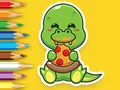Cluiche Leabhar Dathúcháin: Dinosaurs Ocrais  ar líne