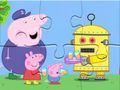 Cluiche Puzal Jigsaw: Peppa Robot  ar líne