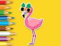 Cluiche Leabhar Dathúcháin: Flamingo  ar líne