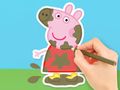 Cluiche Leabhar Dathúcháin: Peppa Sa Láib  ar líne