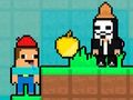 Cluiche Noob vs Hacker Óir Apple  ar líne