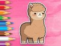 Cluiche Leabhar Dathúcháin: Alpaca gleoite  ar líne