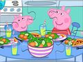 Cluiche Puzal Jigsaw: Am Dinnéar Peppa  ar líne