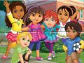 Cluiche Puzal Jigsaw: Dora Isteach sa Chathair  ar líne