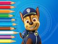 Cluiche Leabhar Dathúcháin: Paw Patról Chase  ar líne