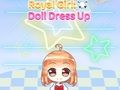 Cluiche Cailín Ríoga: Doll gléasadh suas  ar líne