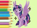 Cluiche Leabhar Dathúcháin: Twilight Sparkle  ar líne