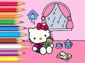Cluiche Leabhar Dathúcháin: Hello Kitty Lá na Báistí  ar líne