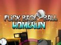 Cluiche Flick Baseball Super Homerun ar líne
