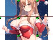 Cluiche Cluiche ar líne Cailíní Anime I gúna Dearg Puzal Tíleanna  ar líne
