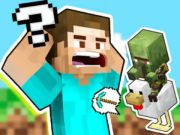 Cluiche Tráth na gCeist do Pháistí: Buille faoi thuairim Minecraft Voice  ar líne