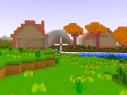 Cluiche Domhan Voxel  ar líne