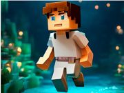 Cluiche Noobik Parkour san Uaimh!  ar líne