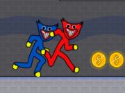 Cluiche DUO Páirtí Huggy Stickman  ar líne