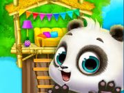 Cluiche Panda Lu Treehouse ar líne