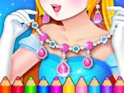 Cluiche Leabhar Dathúcháin: Dearadh Jewelry  ar líne
