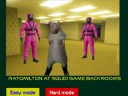 Cluiche Ratomilton ag seomraí cúltaca cluiche squid  ar líne